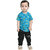 Kid Kupboard Cotton Baby Boys T-Shirt, Blue, Half-Sleeves, 2-3 Years KIDS7620