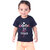 Kid Kupboard Cotton Baby Boys T-Shirt, Black, Half-Sleeves, 2-3 Years KIDS7621