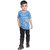 Kid Kupboard Cotton Boys T-Shirt, Blue, Half-Sleeves, 5-6 Years KIDS7622