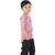 Kid Kupboard Cotton Boys T-Shirt, Pink, Half-Sleeves, 6-7 Years KIDS7628