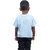 Kid Kupboard Cotton Boys T-Shirt, Light Blue, Half-Sleeves, 6-7 Years KIDS7633