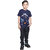 Kid Kupboard Cotton Boys T-Shirt, Dark Blue, Half-Sleeves, 7-8 Years KIDS7634