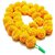 Tiny Shiny Artificial Marigold Flower Yellow Garlands, 5 Feet Long, 10 Pc Pack Traditional Decoration