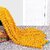 Tiny Shiny Artificial Marigold Flower Orange Garlands, 5 Feet Long, 10 Pc Pack Traditional Decoration