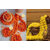 Tiny Shiny Artificial Marigold Flower Garlands, 5 Feet Long, 10 Pc Pack Traditional Decoration, Festival Decoration