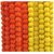 Tiny Shiny Artificial Marigold Flower Garlands, 5 Feet Long, 10 Pc Pack Traditional Decoration, Festival Decoration