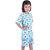 Kid Kupboard Cotton Girls T-Shirt and Short Set, Light Blue, Half-Sleeves, 7-8 Years KIDS7638