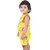Kid Kupboard Cotton Baby Girls T-Shirt and Short Set, Light Yellow, Sleeveless, 3-4 Years KIDS7641