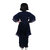 Kid Kupboard Cotton Girls Kurti and Plazzo Set, Dark Blue, Full-Sleeves, 7-8 Years KIDS7645