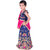 Kid Kupboard Cotton Girls Lehanga Choli and Dupatta Set, Multicolor, Sleeveless, 6-7 Years KIDS7646