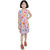 Kid Kupboard Cotton Girls A-Line Frock, Multicolor, Sleeveless, 8-9 Years KIDS7653