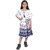 Kid Kupboard Cotton Girls A-Line Frock, Multicolor, Half-Sleeves, 10-11 Years KIDS7655