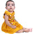 Kid Kupboard Cotton Baby Girls A-Line Frock, Yellow, Sleeveless, 9-12 Months KIDS7661