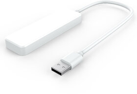 Usb 4 Port Hub (White) For Your Computers, Mobile Phones Etc...By Tinsley