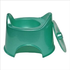 Kids Potty Toilet Trainer Seat/Chair with Lid and High Back Support for Toddler Boys Girls Age 6 Months to 18 Months