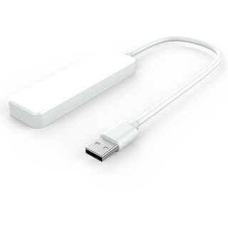 Usb 4 Port Hub (White) For Your Computers, Mobile Phones Etc...By Tinsley