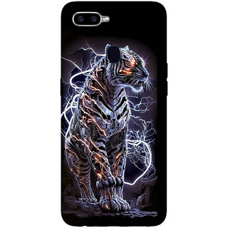 Yug Emporium OPPO F9, F9 PRO, A12 3D BLACK PANTHER  DESIGN PATTERN  THEME BACK SKIN STICKERS (Mobile Back Cover, Black)