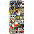 Yug Emporium OPPO A17 3D CARTOON DESIGN PATTERN CARTOON THEME BACK SKIN STICKERS. (Mobile Back Cover, Multicolor)