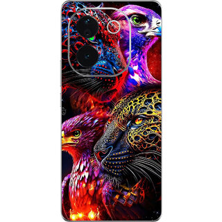 Yug Emporium Back Skin Wrap For IQOO Z9s Pro 5G Premium Quality Full Coverage (Eagle) (Back Cover Multicolor)