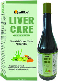 Unifibe Herbal Liver Care Juice 1L  Supports Liver Detox, Fatty Liver Health, Digestion  Metabolism  Sugar Free