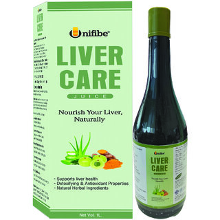 Unifibe Herbal Liver Care Juice 1L  Supports Liver Detox, Fatty Liver Health, Digestion  Metabolism  Sugar Free