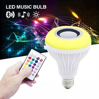 Smart LED Wireless Light Bulb Speaker  Ambient Lighting & Music for Home Dcor