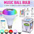 Smart LED Wireless Light Bulb Speaker  Ambient Lighting & Music for Home Dcor