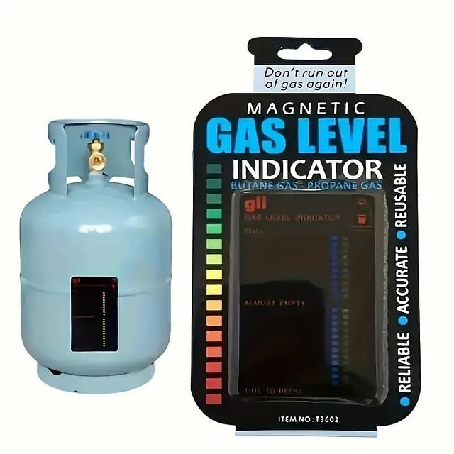 Buy Magnetic Gas Level Indicator - Reusable Propane Tank Gauge ...