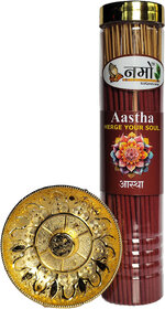 Aastha Agarbatti / Incense sticks 250 grams with free stand