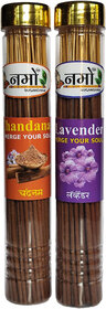Chandanam  Lavender Agarbatti Pack of 2- (100 grams each) with free stand