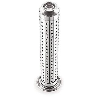 Stainless Steel Agarbatti Stand | Incense Stick Stand Holder with Ash Catcher for Home Office & Temple Material: Stainless Steel 1