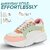Stanphord Women’s Casual Rebel Sneakers - Lace-Up, Cushioned Footbed, Ideal for Walking & Running