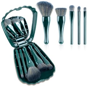 Pranjal Enterprise Professional 5-Piece Makeup Brush Kit  Premium Brushes for Powder, Blush, Concealer  Eye Makeup  S