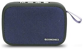 ZEBRONICS Zeb-Delight 3 Watt Wireless Bluetooth Portable Speaker (Blue).