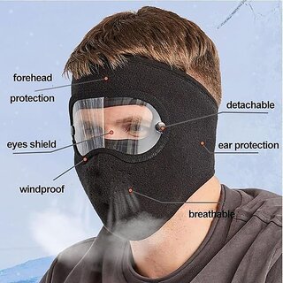 Cotton Unisex Full Face Mask Windproof and Sun Protection Warm Eye Protection Screen  Cycling and Bike Mas