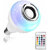 48W Bluetooth Speaker | LED Bulb,  Support | White