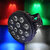 CANDLE Led Slim Mini Par Stage Light 2WX12 Leds Multi Color with Remote Control Disco Ball Set(Ball Diameter: 14 cm)