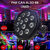 CANDLE Led Slim Mini Par Stage Light 2WX12 Leds Multi Color with Remote Control Disco Ball Set(Ball Diameter: 14 cm)