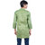 Kid Kupboard Cotton Boys Kurta, Green, Full-Sleeves, Above 14 Years KIDS7682
