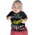 Kid Kupboard Cotton Baby Boys T-Shirt, Black, Half-Sleeves, 3-6 Months KIDS7683