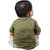 Kid Kupboard Cotton Baby Boys T-Shirt, Green, Half-Sleeves, 9-12 Months KIDS7684