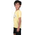 Kid Kupboard Cotton Boys T-Shirt, Yellow, Half-Sleeves, 9-10 Years KIDS7693