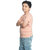 Kid Kupboard Cotton Boys T-Shirt, Peach, Half-Sleeves, 8-9 Years KIDS7696