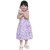 Kid Kupboard Cotton Baby Girls A-Line Frock, Purple, Sleeveless, 4-5 Years KIDS7699