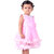 Kid Kupboard Cotton Baby Girls A-Line Frock, Light Pink, Sleeveless, 3-4 Years KIDS7700