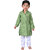 Kid Kupboard Cotton Baby Boys Kurta and Pyjama Set, Green/White, Full-Sleeves, 4-5 Years KIDS7681