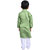Kid Kupboard Cotton Baby Boys Kurta and Pyjama Set, Green/White, Full-Sleeves, 4-5 Years KIDS7681