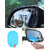 PRANJAL ENTERPRISE 2 PCS Car Mirror Window Clear Film Anti Fog Car Rearview Mirror Protective Film Waterproof Car Sticke