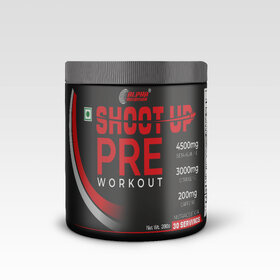 Alpha Nutrition Shoot Up Pre-Workout  392 g (Black Current)  30 Servings  Premium Energy  Focus Blend for Muscle Pum