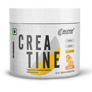 Alpha Nutrition Creatine Monohydrate Micronised  250 g (unflavoured)  83 Servings  Strength  Muscle Support